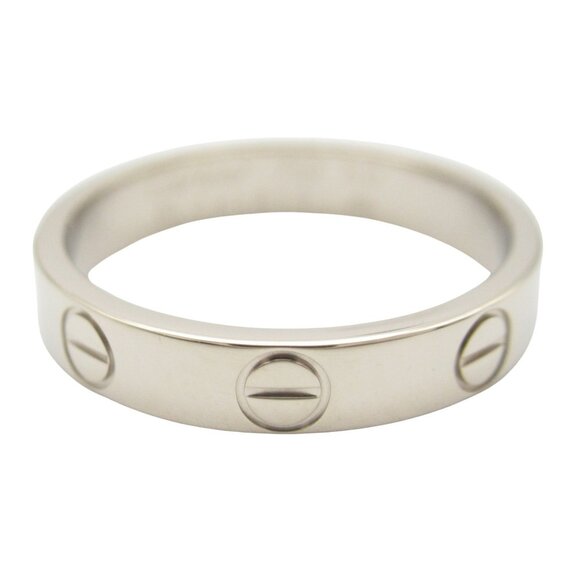 CARTIER 18k White Gold Love Ring - Picture 2 of 6